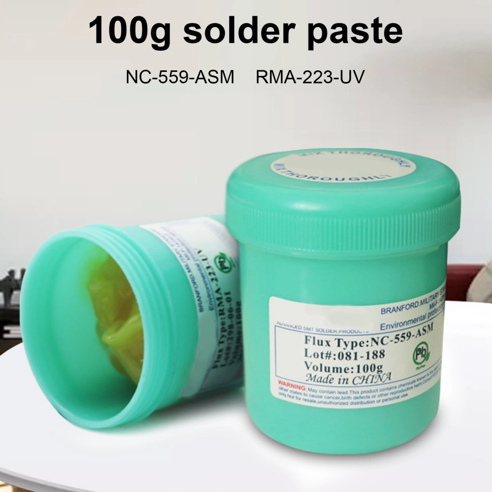 Solder Flux Paste Eco-friendly Strong Insulation Plastic Tin Rosin-Based Flux Paste Supplies for Repair Phone