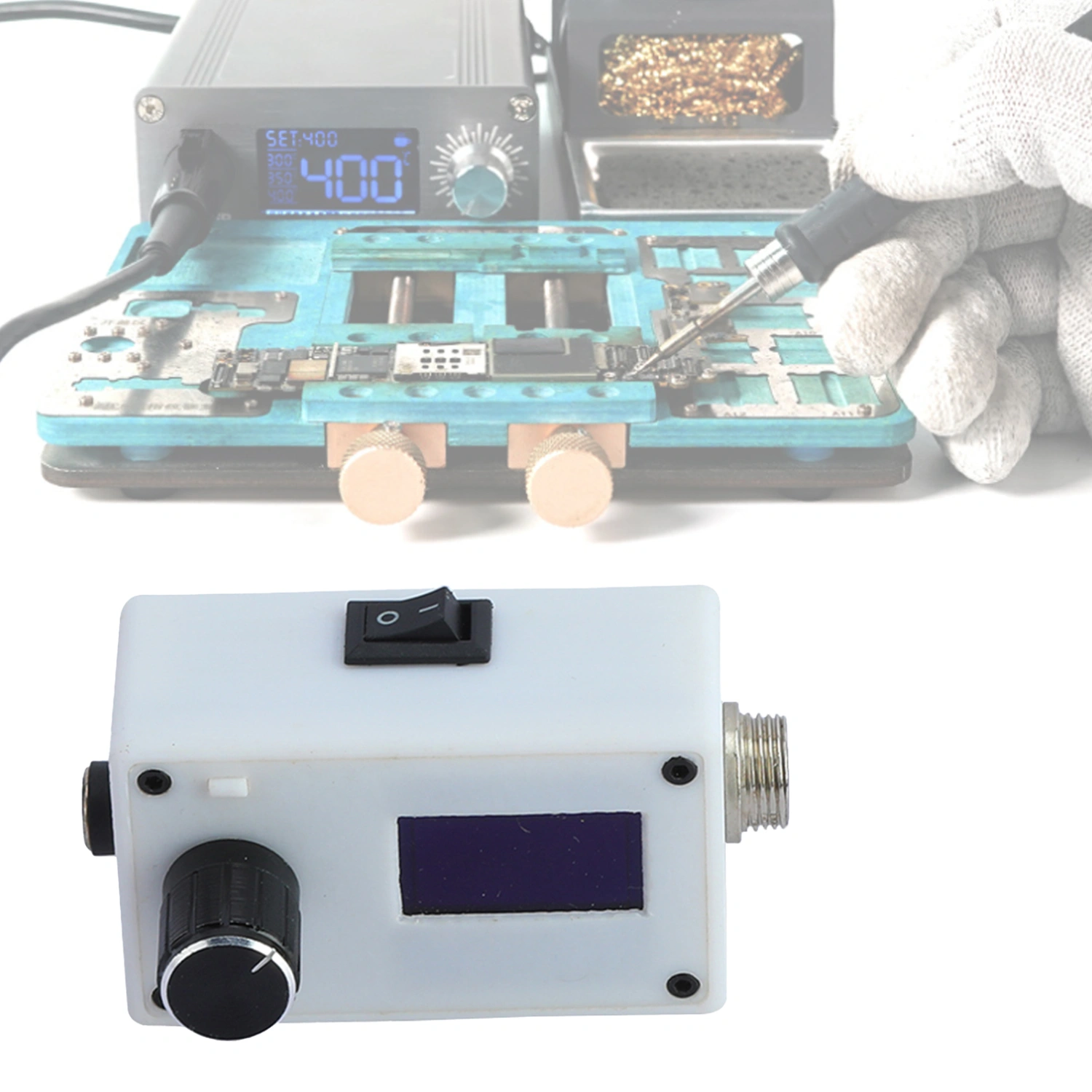 T12 Soldering Controller Fast Heating Undervoltage Alarm Soldering Equipment Mini High Precision Soldering Station Controller for Soldering Iron