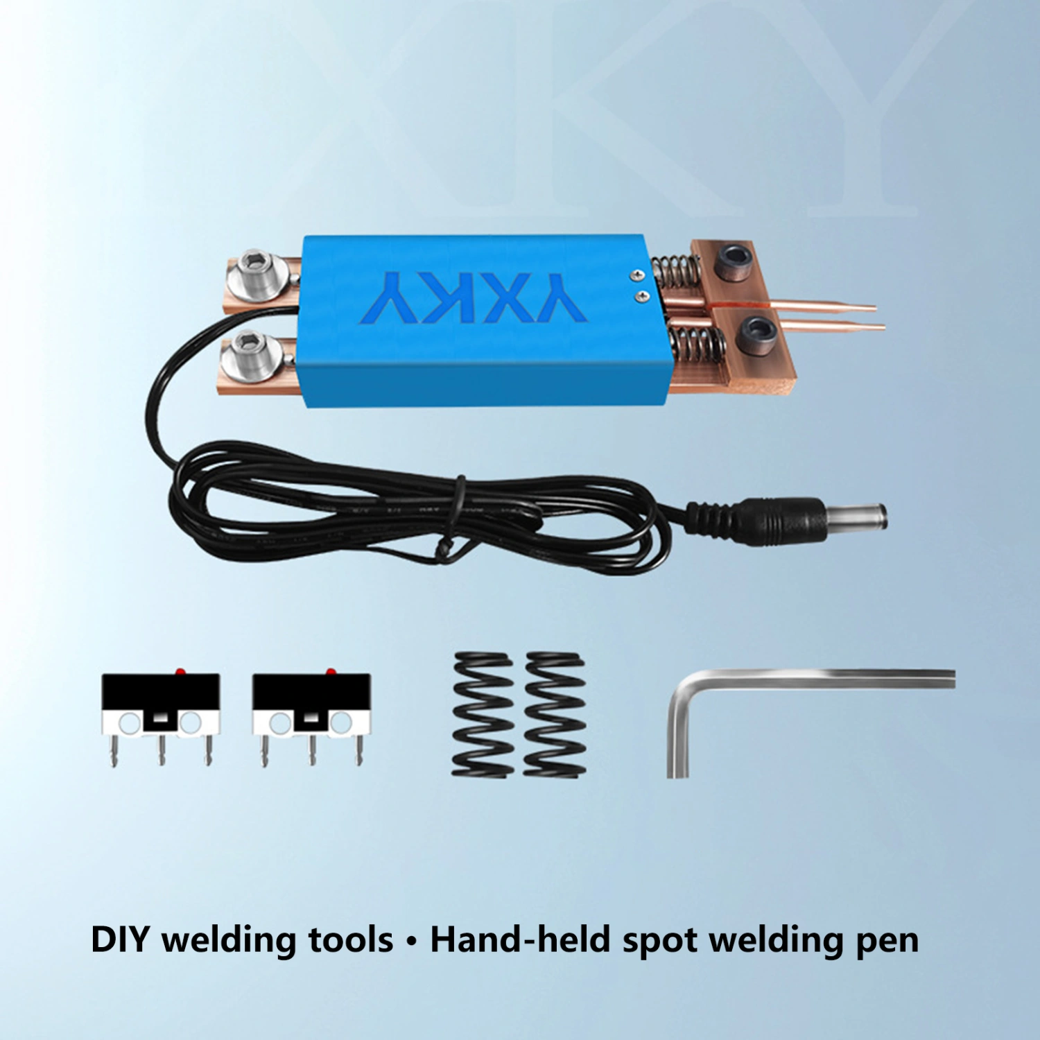 1 Set Integrated Spot-welding Pen Auto Trigger Handheld Effective Portable ABS Wear Resistant Soldering Pen for Workshop