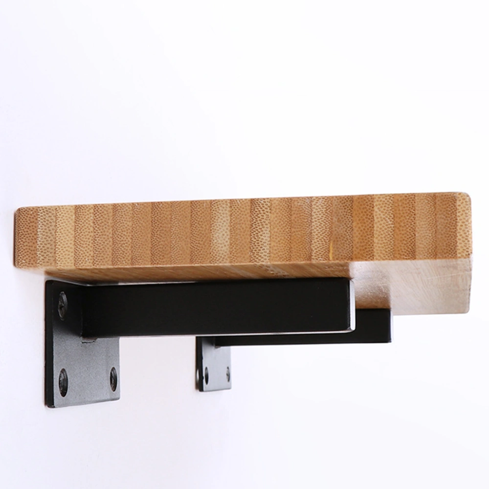 Support Bracket T-type Strong Bearing Stainless Steel Wall Mounted Shelf Table Support Carrier Rod for Living Room