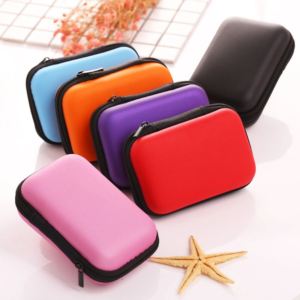 Portable Zipper USB Charge Cord Earphone Data Cable Storage Bag Organizer Case