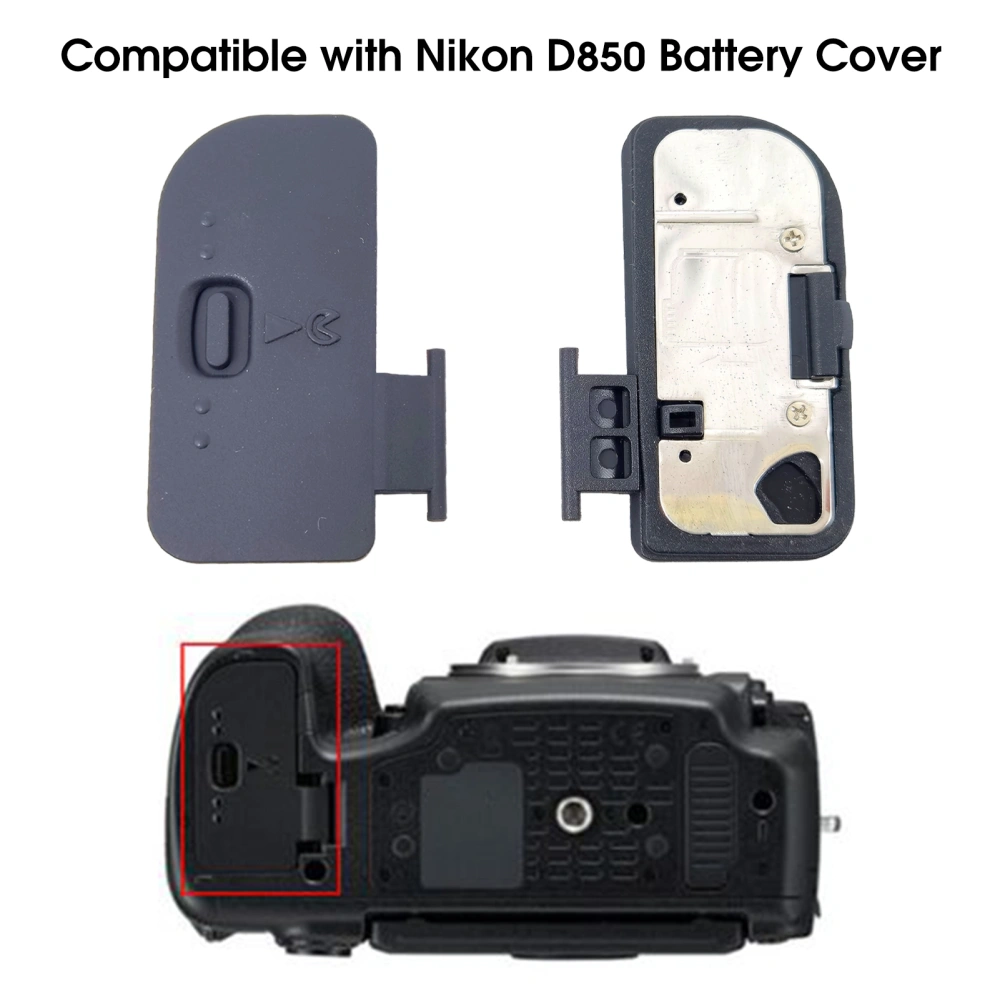 Camera Battery Cover Replacement Easy to Install Camera Parts Good Workmanship Accurate Design Repair Part Solid Color Lightweight Anti-deformed Battery Cap for Nikon for Nikon D850 and D750