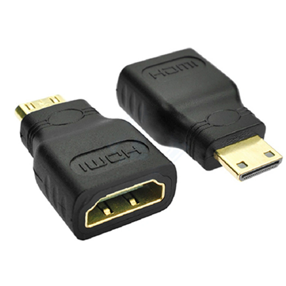 1 Pc 1080P HDTV Mini HDMI-compatible Male Type C to HDMI-compatible Female Type A Adapter Connector