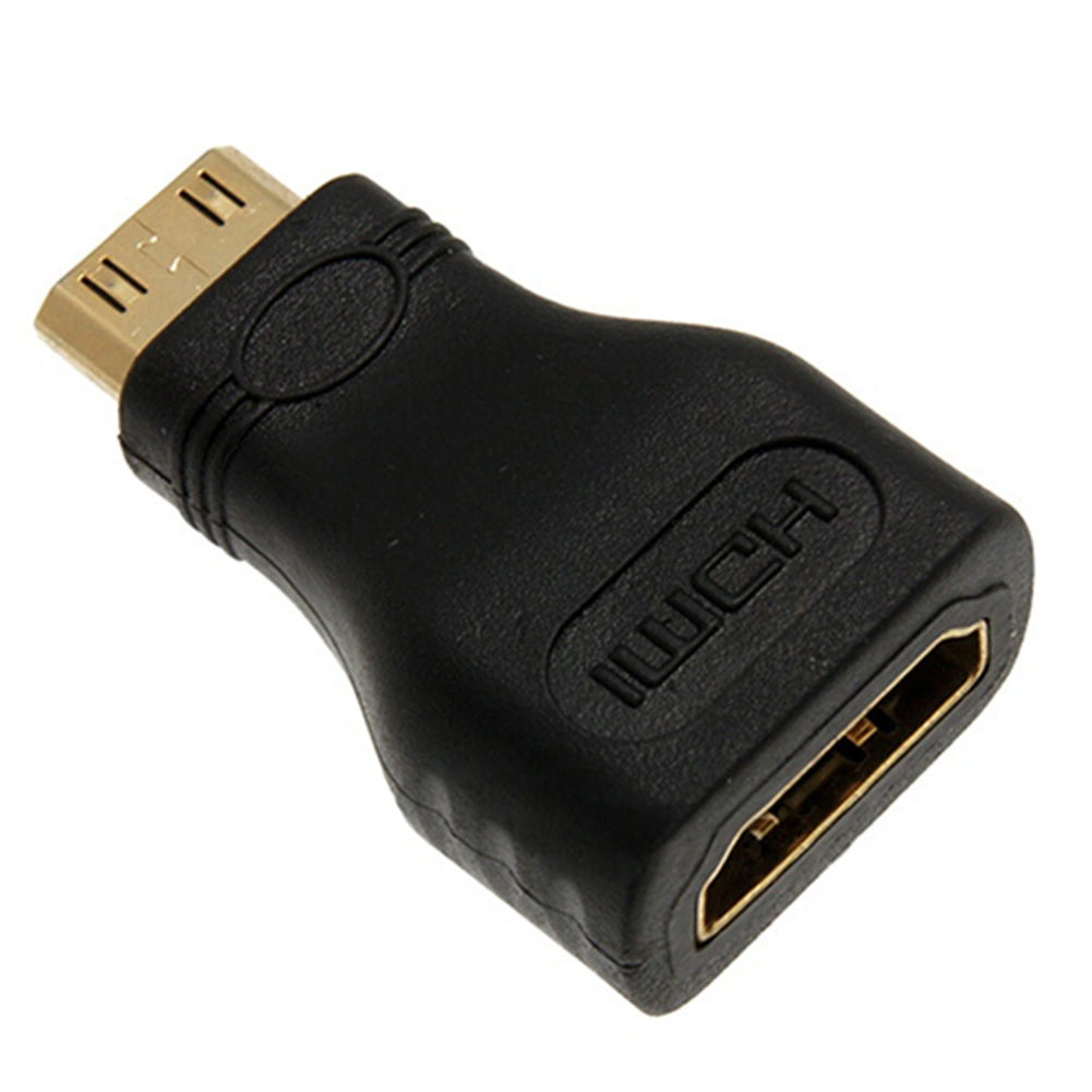 1 Pc 1080P HDTV Mini HDMI-compatible Male Type C to HDMI-compatible Female Type A Adapter Connector