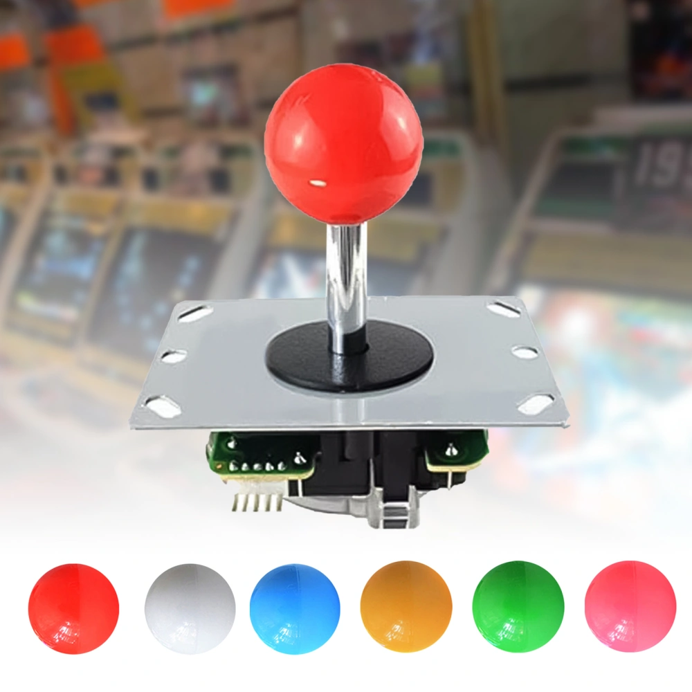 Joystick DIY High Response Non-delayed Arcade Game Fighting Stick Controller with Ball for Players