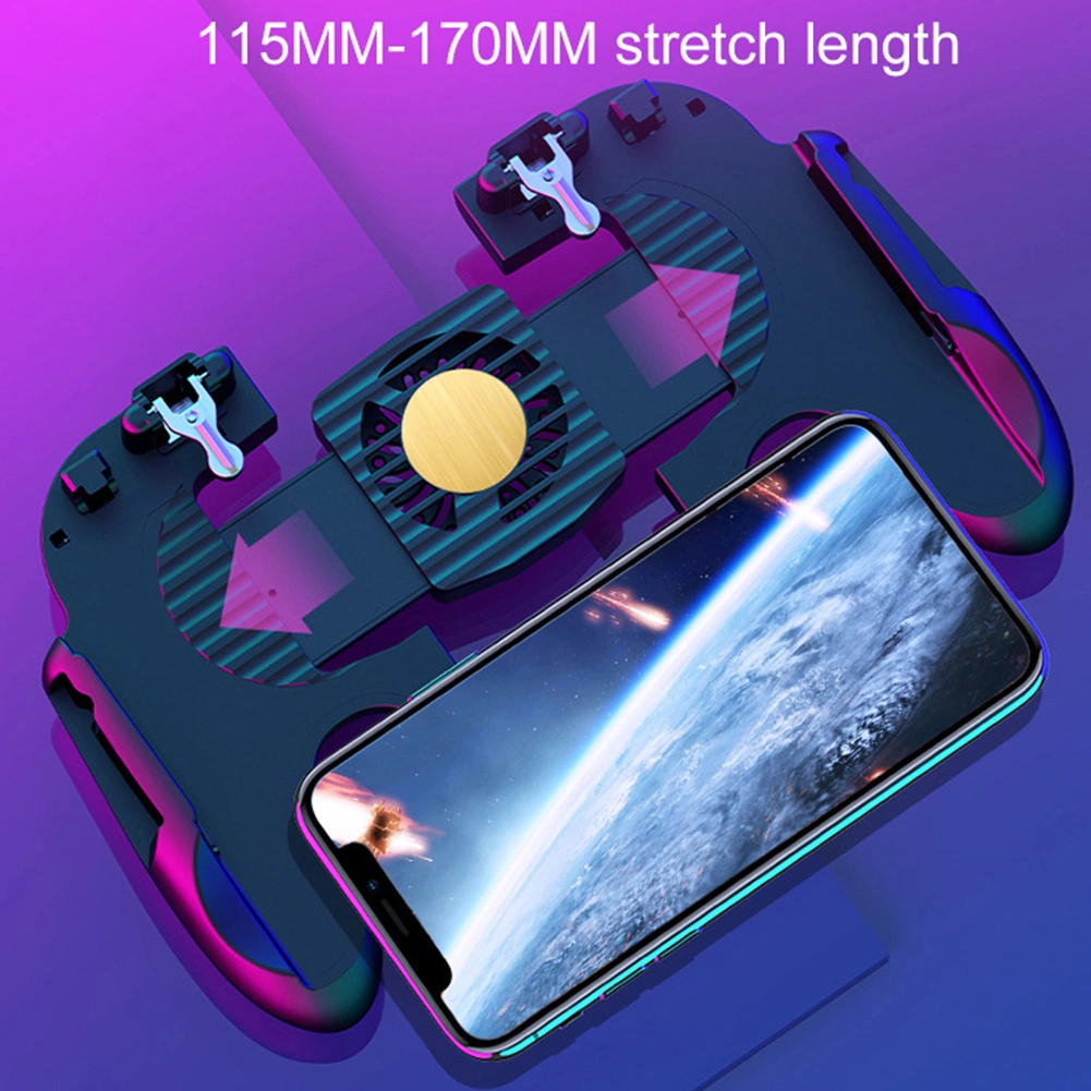 H6 Universal 3 in 1 Game Controller Gamepad Grip for Android iPhone Smart Phones