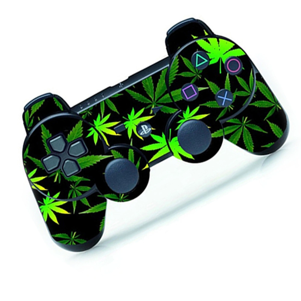 Green Leaf Cool Skin Sticker for PS3 Controller Playstation Remote Controller