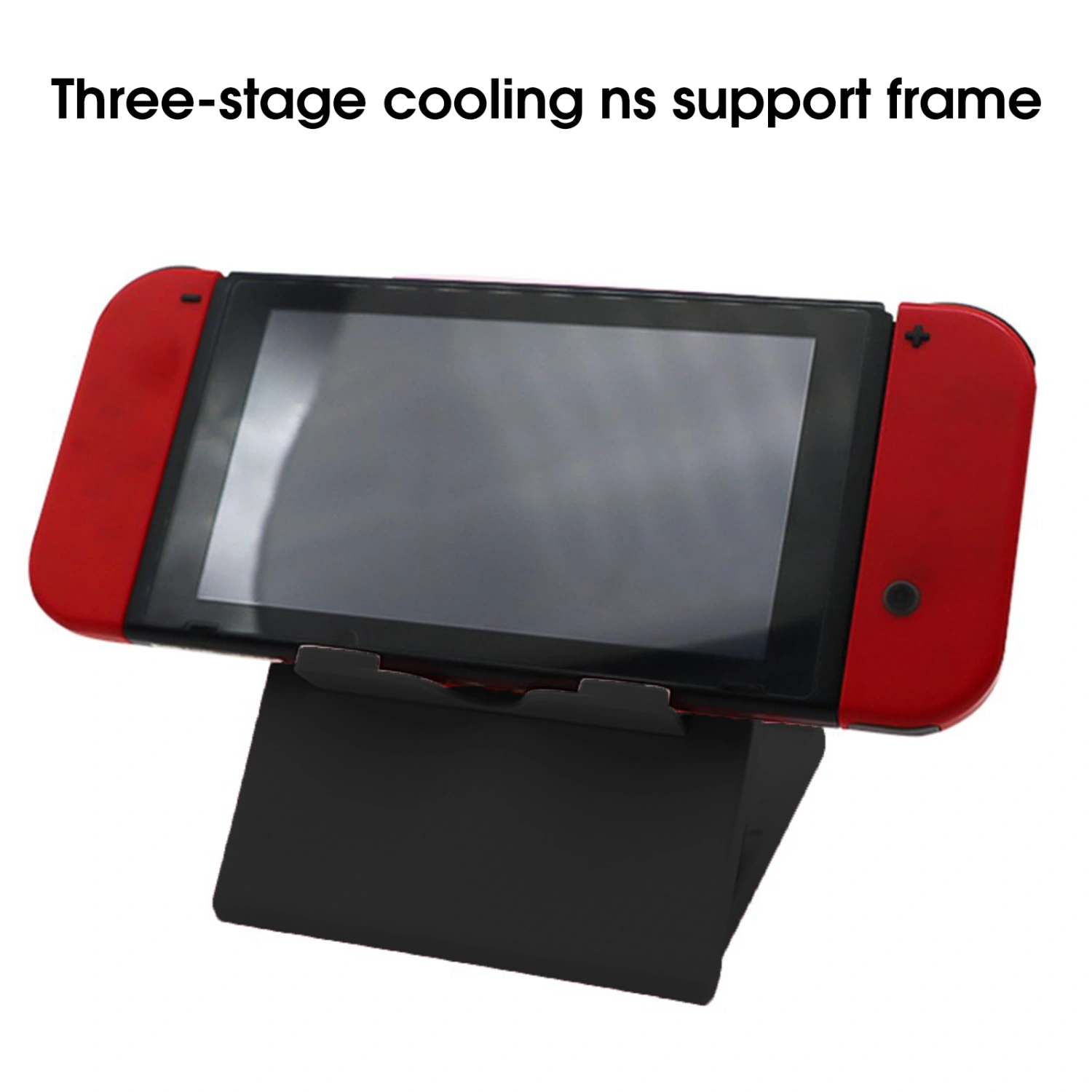 Game Console Stand Folding Non-slip Base Heat Dissipation 3 Levels Adjustable Handheld Game Console Holder for Nintendo Switch/Lite