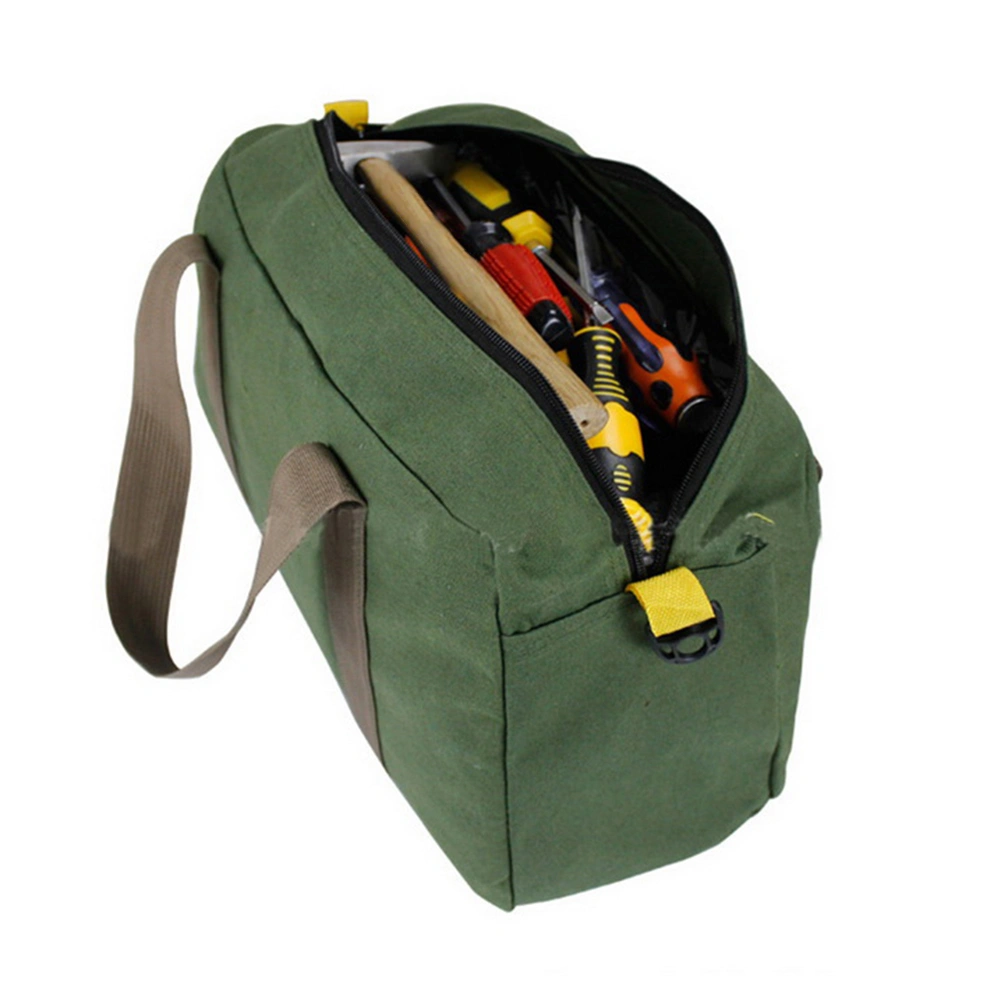 Canvas Portable Tool Storage Bag Wrench Screwdriver Organizer Pouch Toolkit