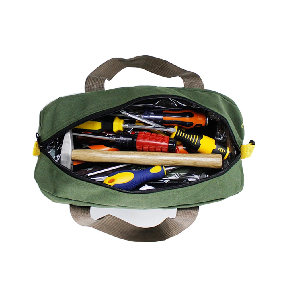 Canvas Portable Tool Storage Bag Wrench Screwdriver Organizer Pouch Toolkit