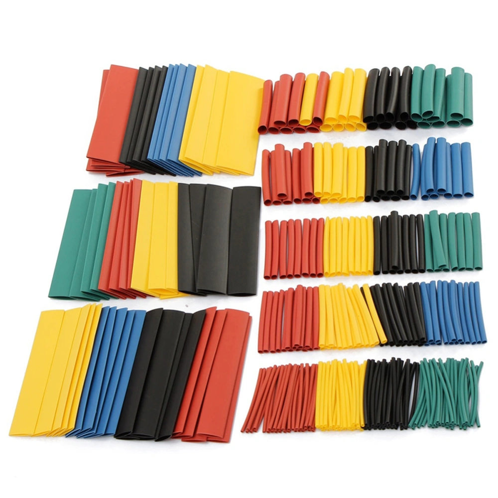 328 Pcs/Set Multi-Color Assorted 2:1 Heat Shrink Tube Tubing Wire Cable Sleeving