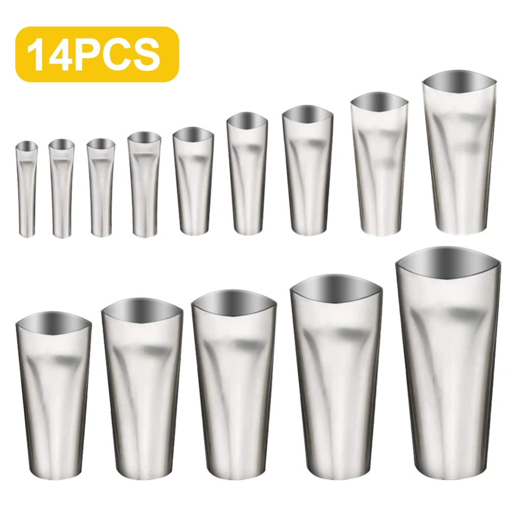 14Pcs Caulking Applicator Wear-resistant Not Easy to Drop Durable Wear-resistant Caulking Nozzles for Window