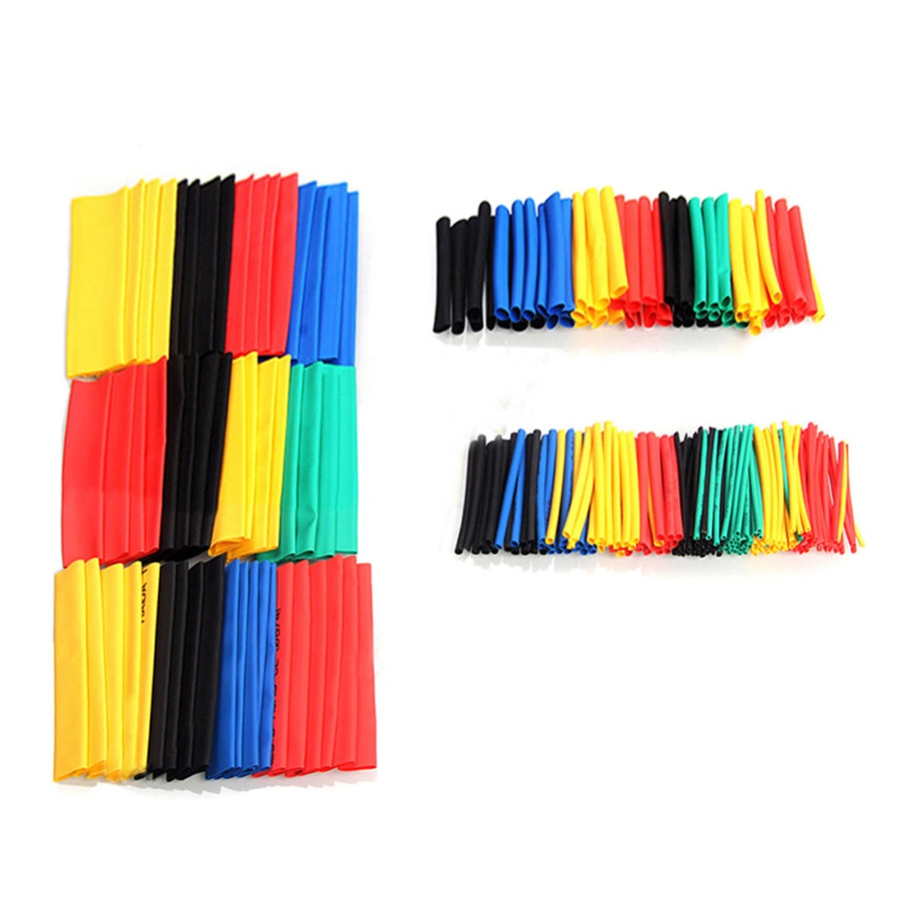 328Pcs 8 Size Multicolor Assorted 2:1 Heat Shrink Tubing Sleeving Wire Cable Kit