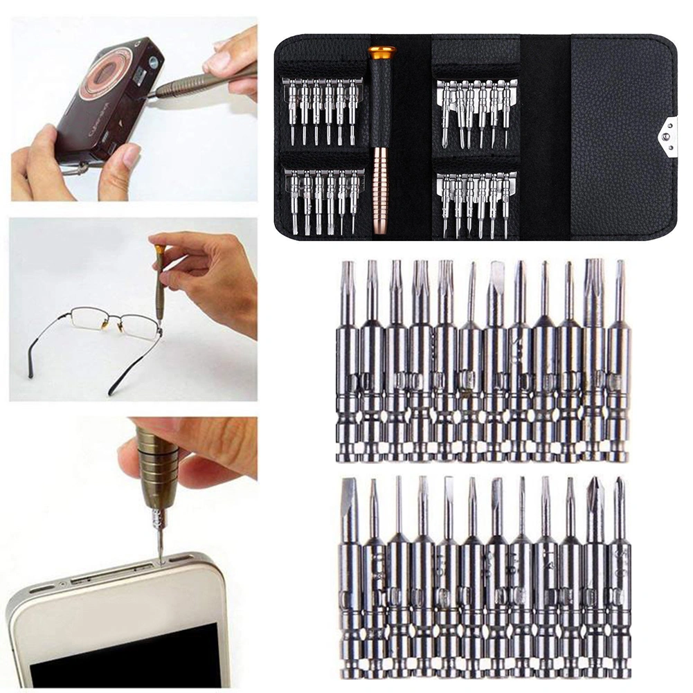 Portable Multifunctional 25 in 1 Screwdriver Set Phone Computer Repair Tools