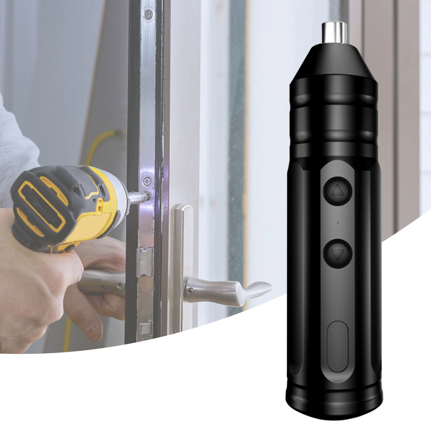 One Key Control Long Lasting Motor Electrical Screwdriver Set High Efficiency USB Rechargeable Cordless Screwdriver for Household Appliance