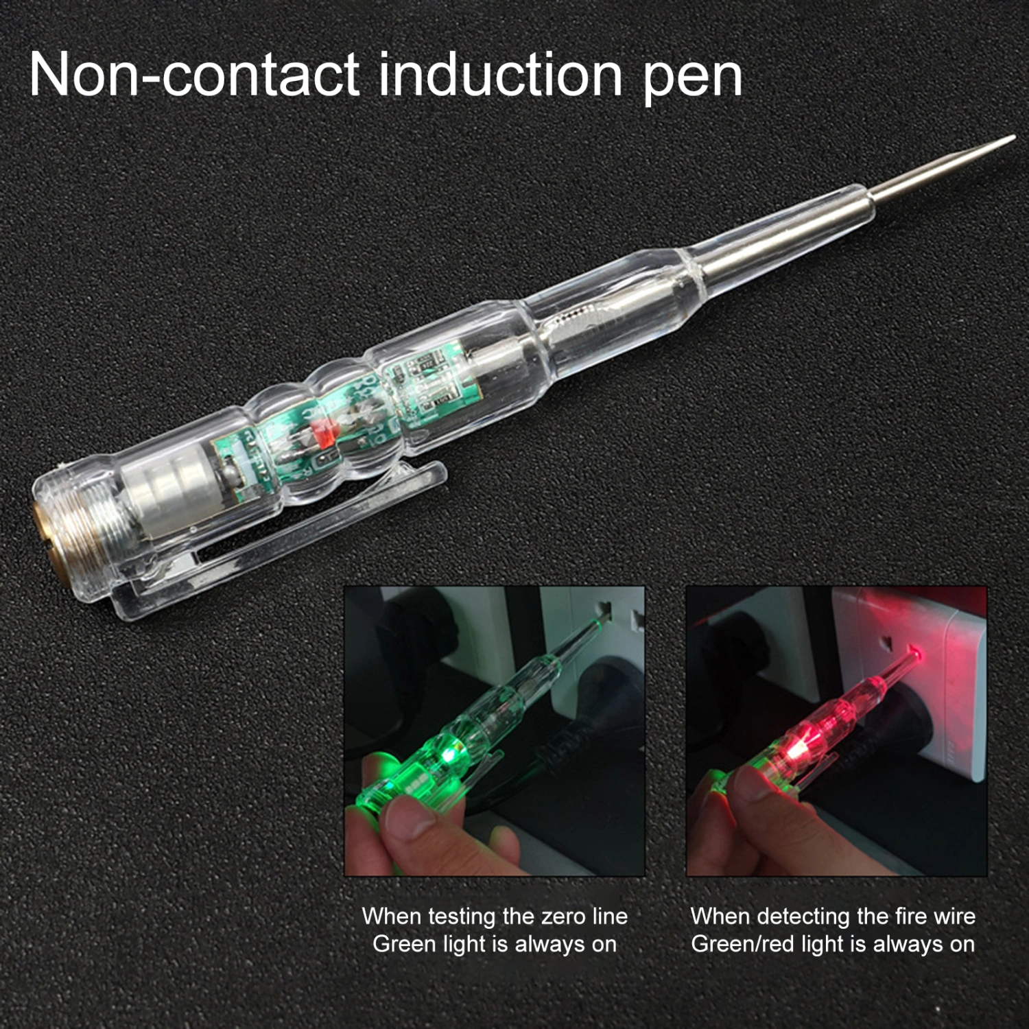 Electrical Pen Sensitive Self-test Sound-light Alarm Waterproof LED Display Screen Mini Contact-free AC Eletricity Voltage Detector for Electrician
