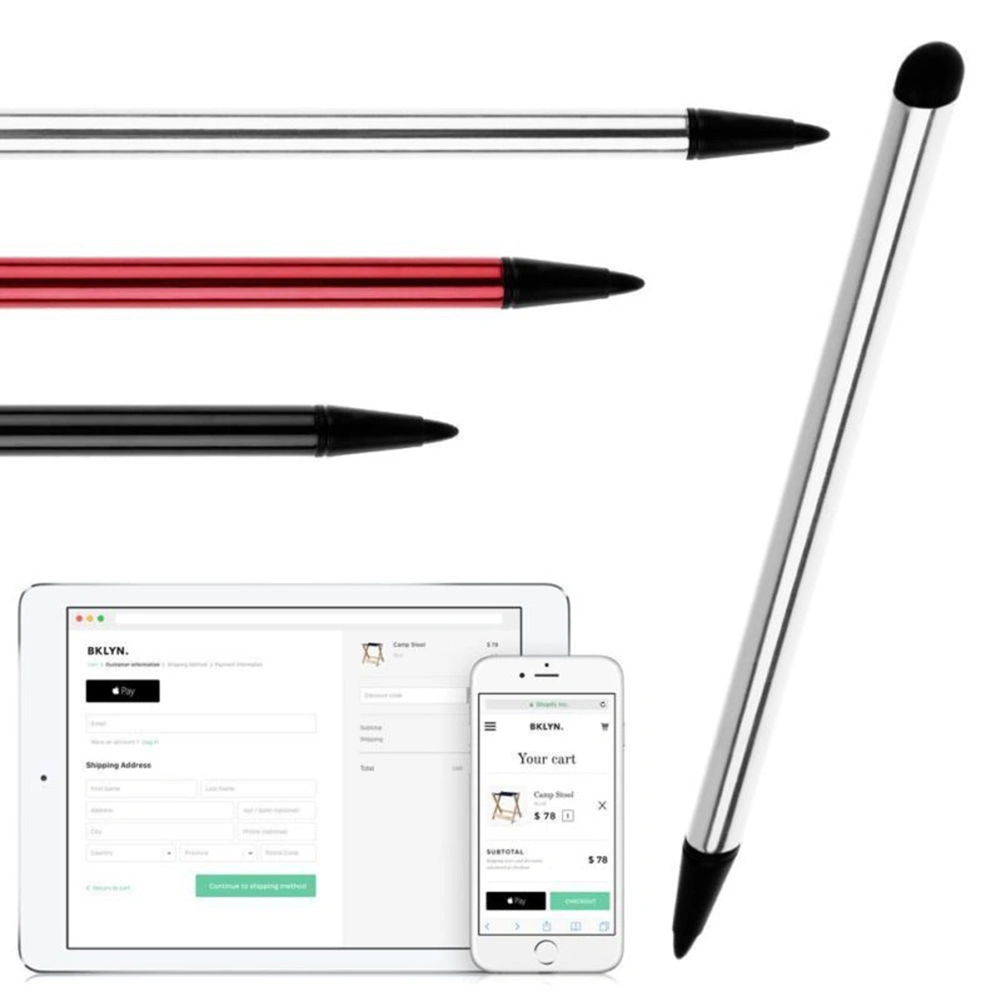 Resistive Capacitive Touch Screen Stylus Pen for Tablet iPad iPhone Samsung PC