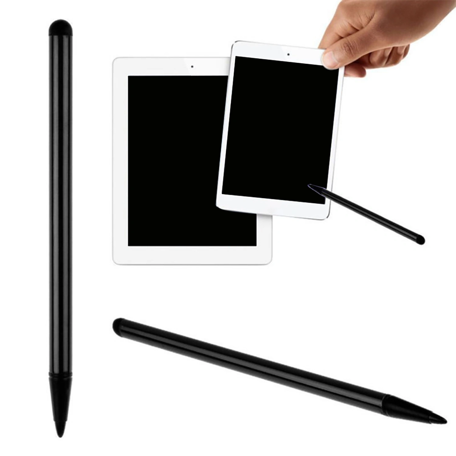 Stylus Pen Capacitive Dual Function Metal Pole Multipurpose Touch Screen Pen for iPhone