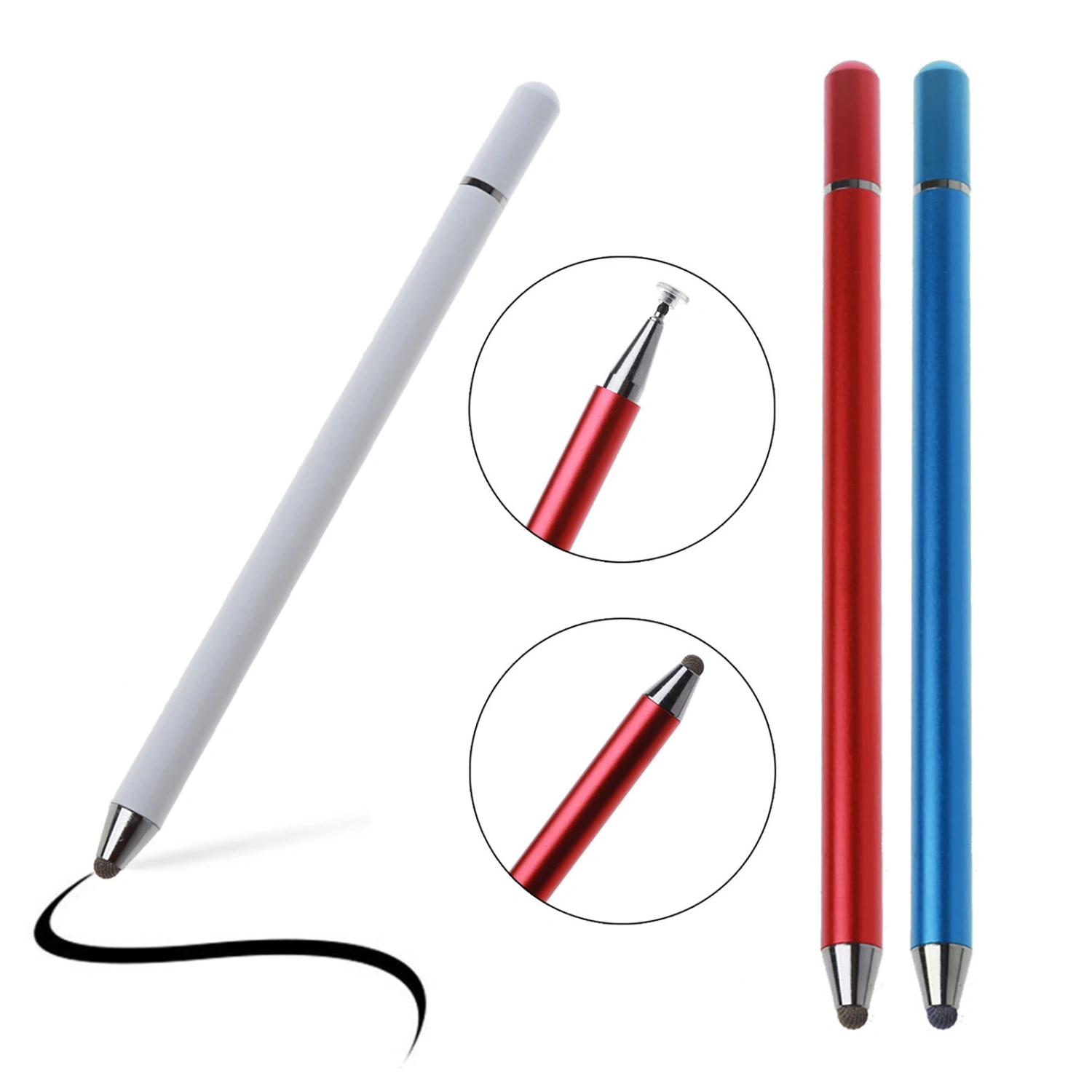 Stylus Pen Anti-scratch Two-way Magnetism Smooth Writing Slim Condenser Touch Writing Pen for iPad