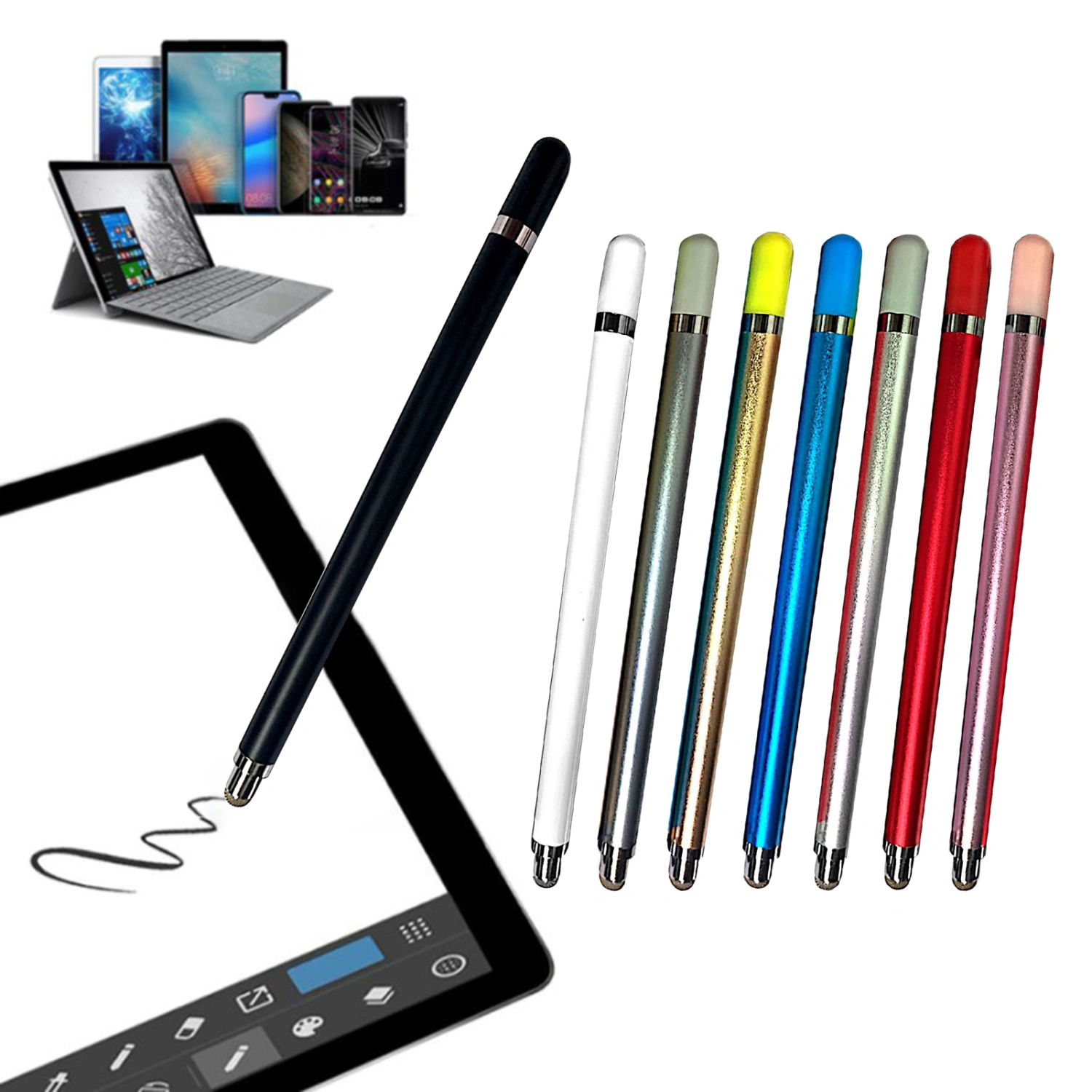 Stylus Pen Universal Sensitive Touch Smooth Tablet Mobile Phone Capacitive Touch Screen Pencil for iOS
