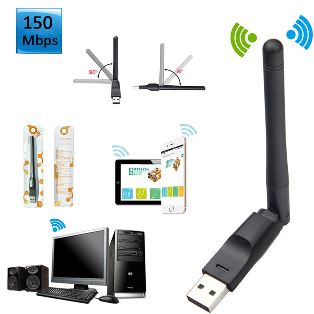 600Mbps Dualband WiFi Adapter Dongle WLAN Stick IEEE 802.11b/g 150Mb USB 2.0