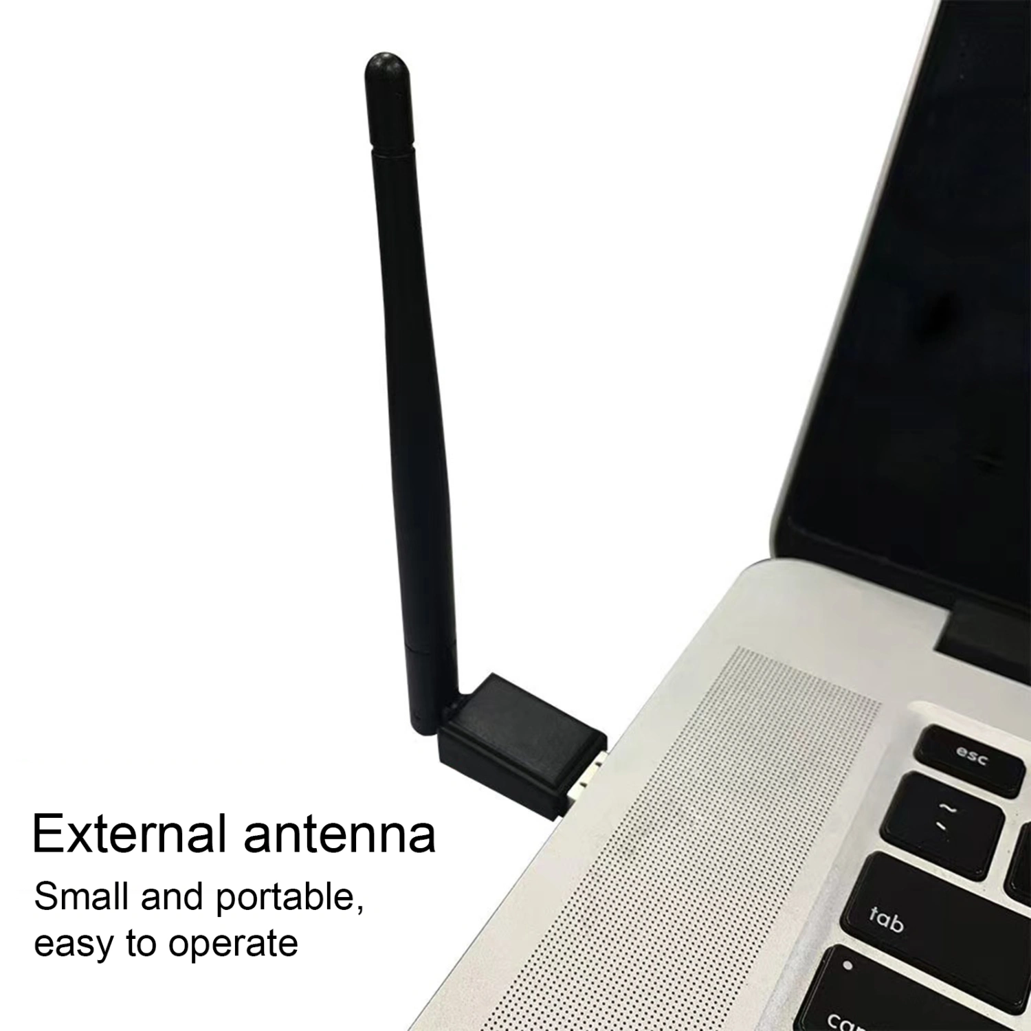 WiFi Network Card Universal Faster Transfer Stable Signal Anti-interference Built-in Antenna Audio Transmitter 150Mbps Laptop USB Wireless LAN Network Adapter Computer Accessories