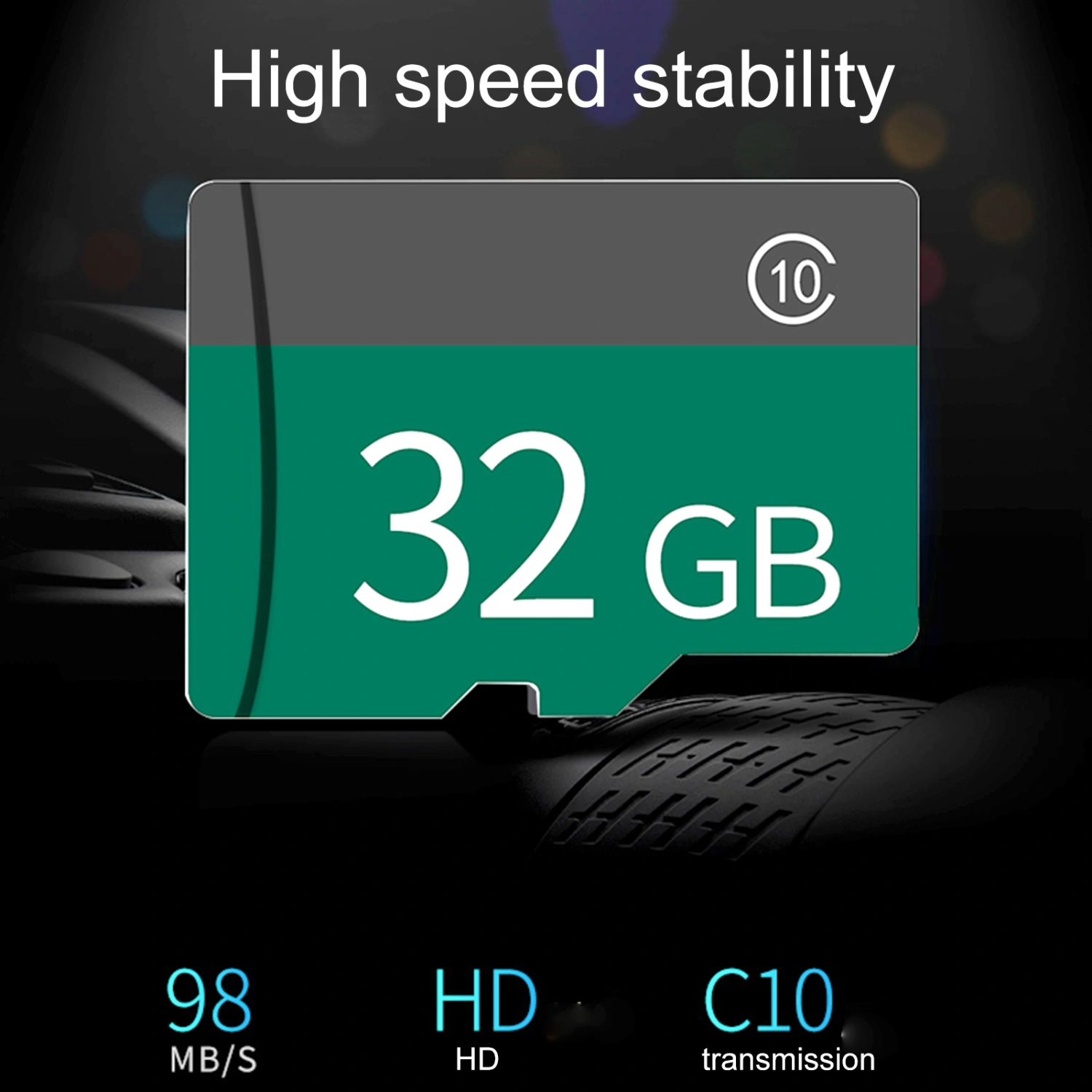 8G/16G/32G/64G/128G TF Memory Card Portable C10 High-speed ABS Storage Memory Card for Mobile Phone