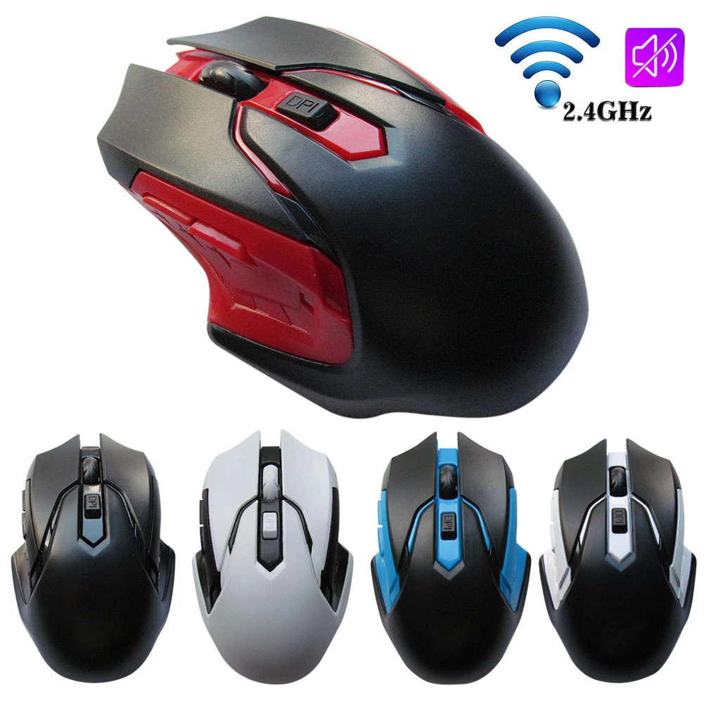 Universal 800/1200/1600DPI 2.4GHz Wireless Gaming Mouse for Computer PC Laptop