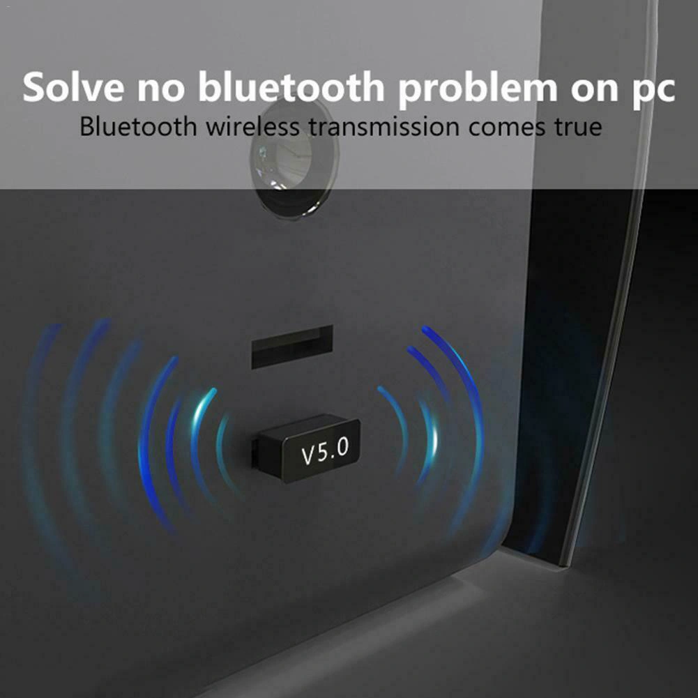 Bluetooth 5.0 USB Wireless Mini Dongle Adapter for PC Laptop Tablet Speaker