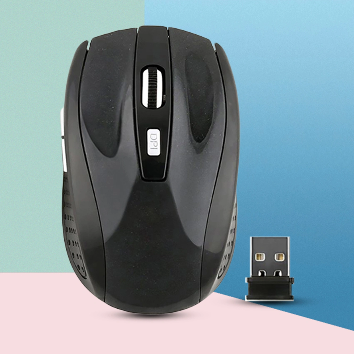 2.4GHz Mouse Portable USB 2.0 Receiver Mini Wireless Optical Mouse for Laptop PC Computer