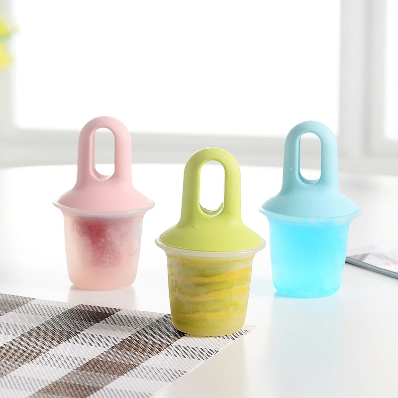 Mini Jelly Lip Gloss Mold Children's Lips Maker Popsicle Ice Cream Mold Household Ice Tray