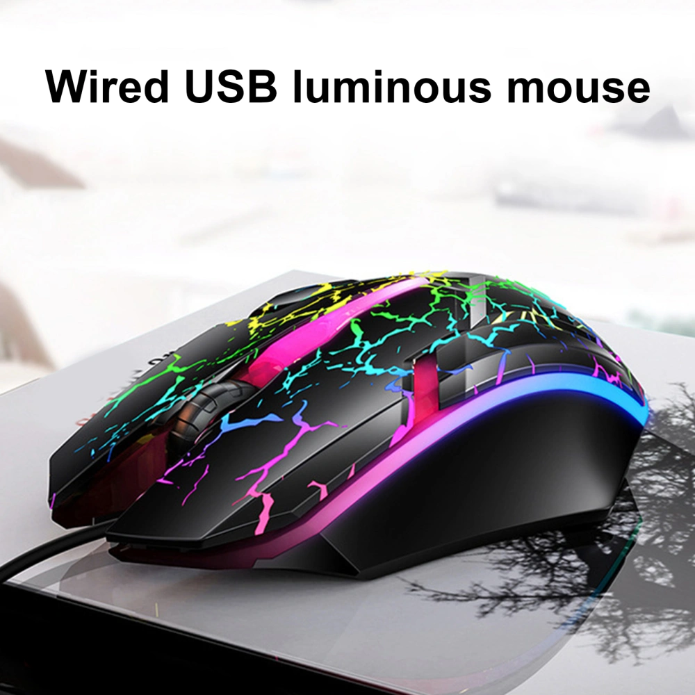 G6 1200 DPI Colourful Light Wired Backlight Gaming Mouse for Laptop/Computer