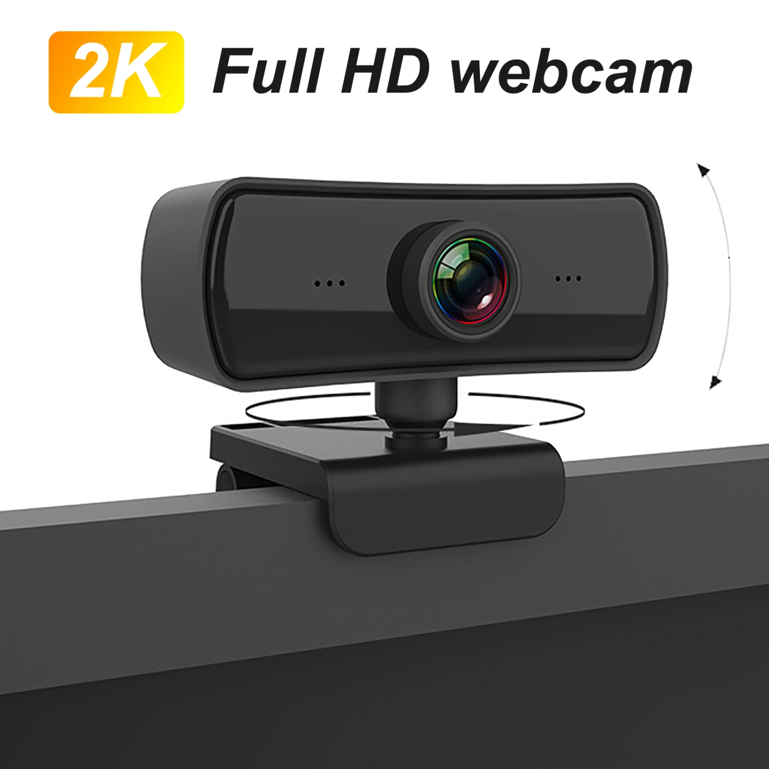2K 2040x1080P Webcam High Clarity Web Camera with Mic for Live Broadcast Video Calling