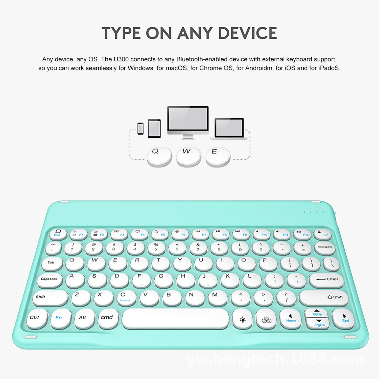 1 Set Wireless Keyboard Quick Response Long Standby Time Slim Tablet Noiseless BT Mini Mouse for Notebook