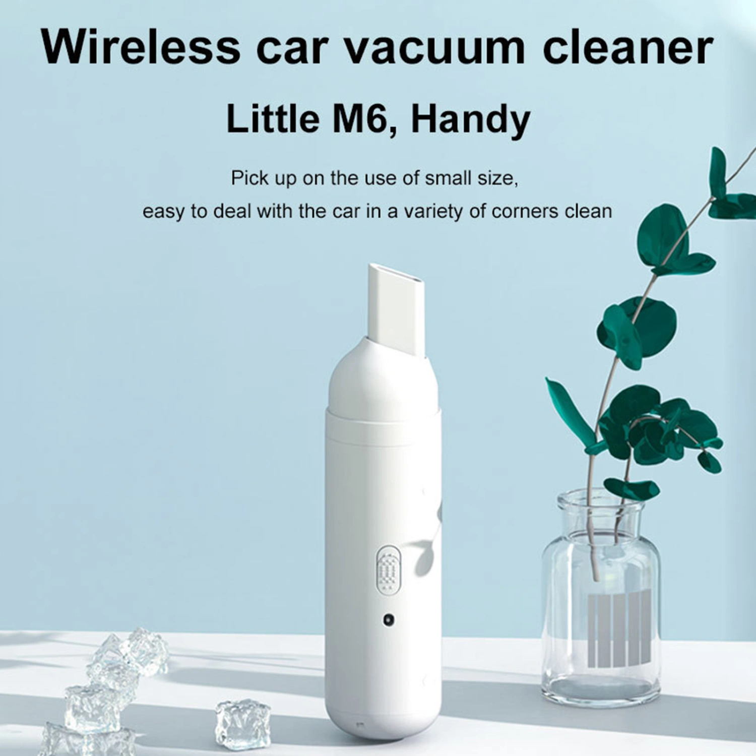 Vacuum Cleaner Wireless USB Charging Handheld Convenient Solid Removing Dust Car-Mounted Ultra-Light Mini Cordless Home Car Vacuum Cleaner Set for Home Use