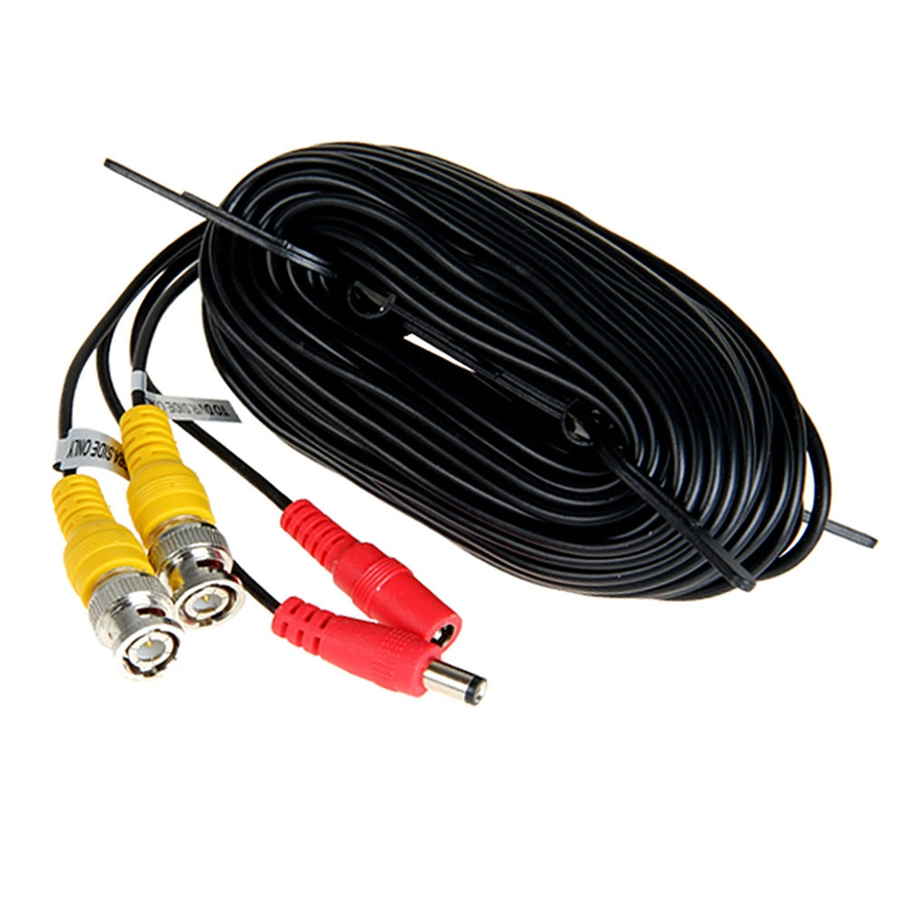 CCTV DVR Camera Video DC Power Security BNC Cable Extension Cord 10-60m
