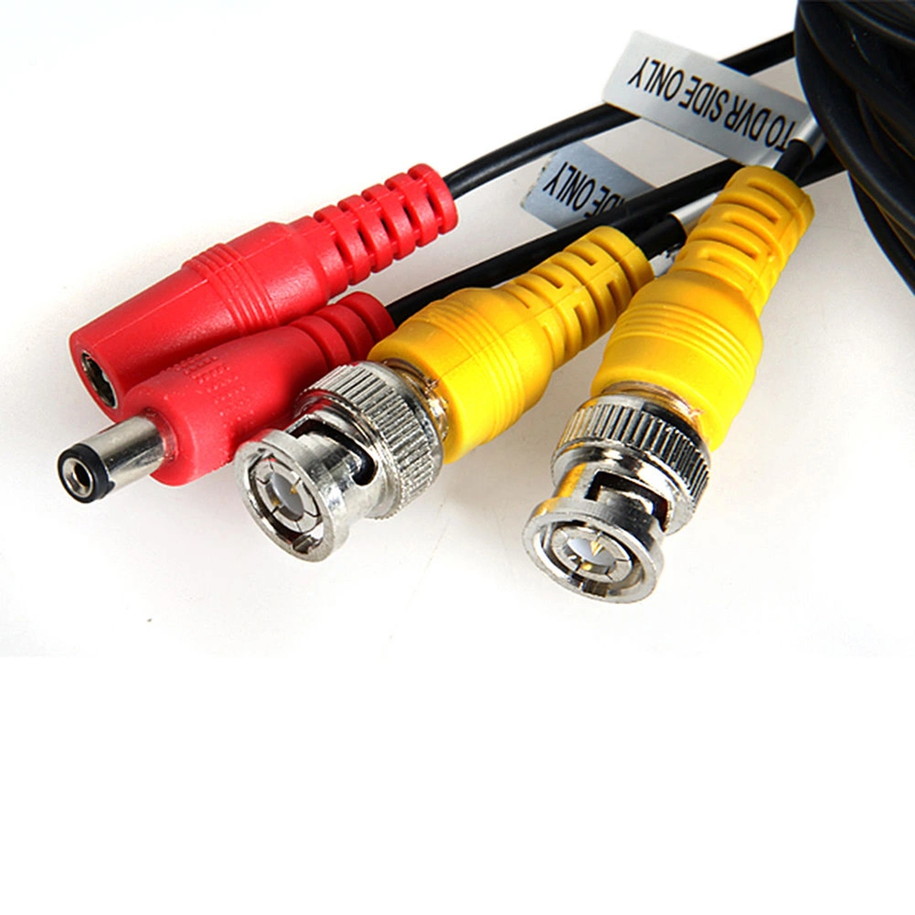 CCTV DVR Camera Video DC Power Security BNC Cable Extension Cord 10-60m