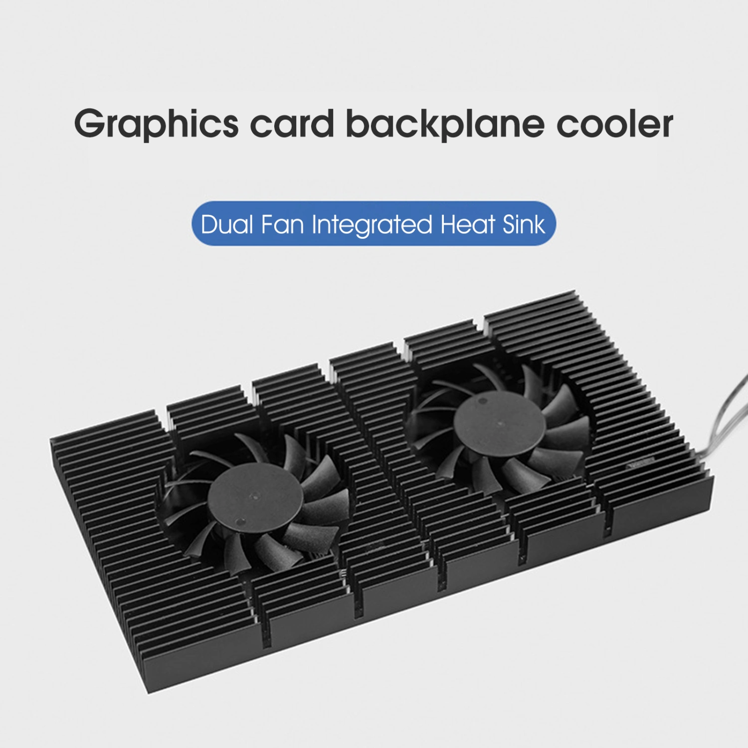 Graphics Card Cooling Fan Low Noise Anodic Oxidation Universal High Speed Graphics Card Cooler for RTX 3090/3080/3070