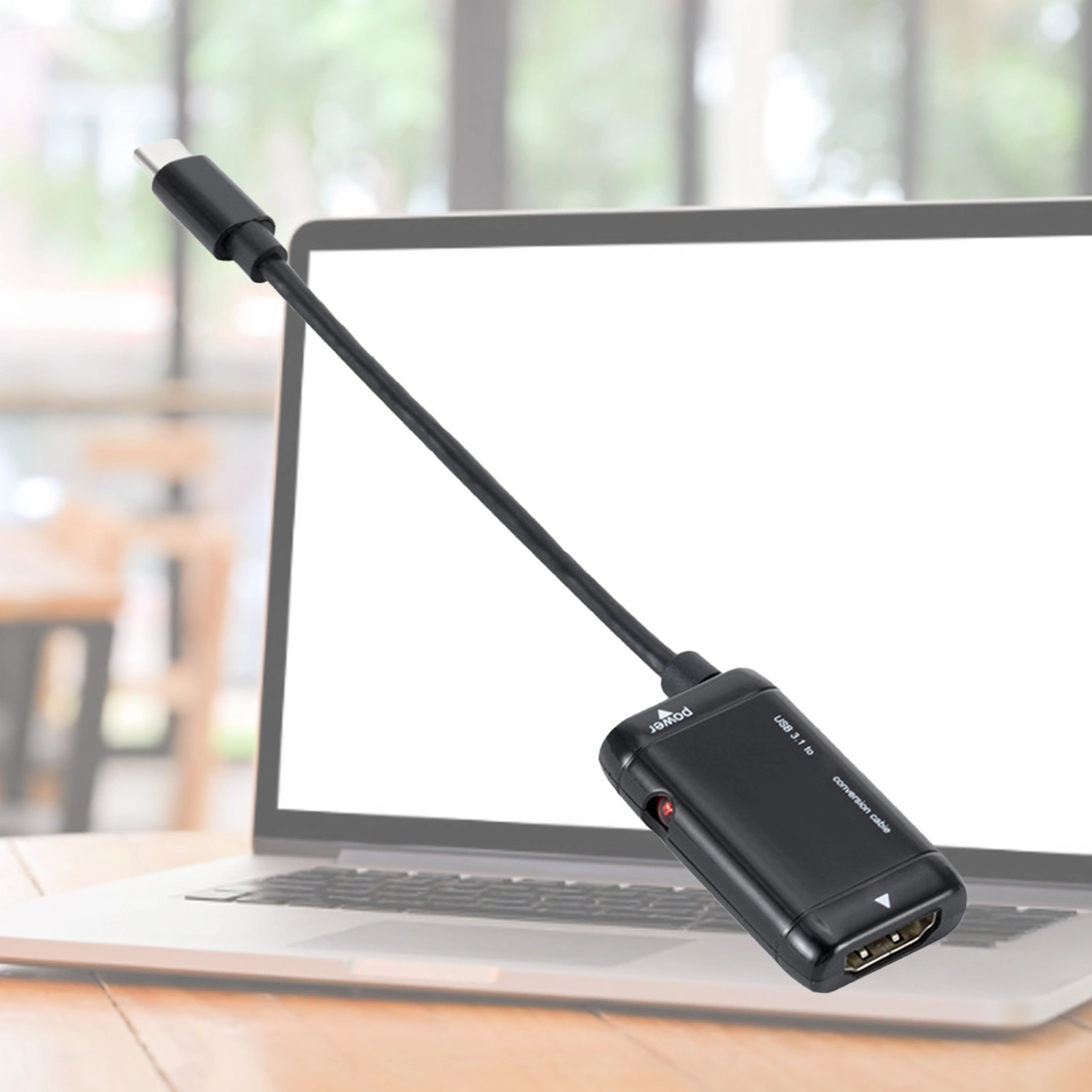 Converter Compact Stable Signal ABS Type-C to HDMI-compatible Cable High-definition Converter for Cellphone