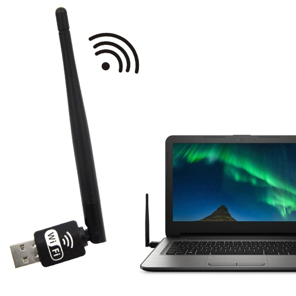 150Mbps External USB WiFi Dongle Adapter Wireless Network Card with Antenna