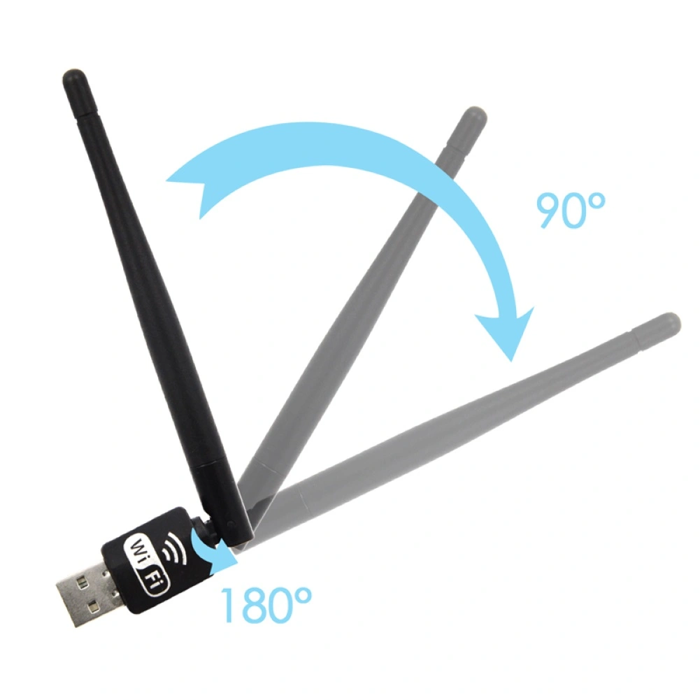 150Mbps External USB WiFi Dongle Adapter Wireless Network Card with Antenna