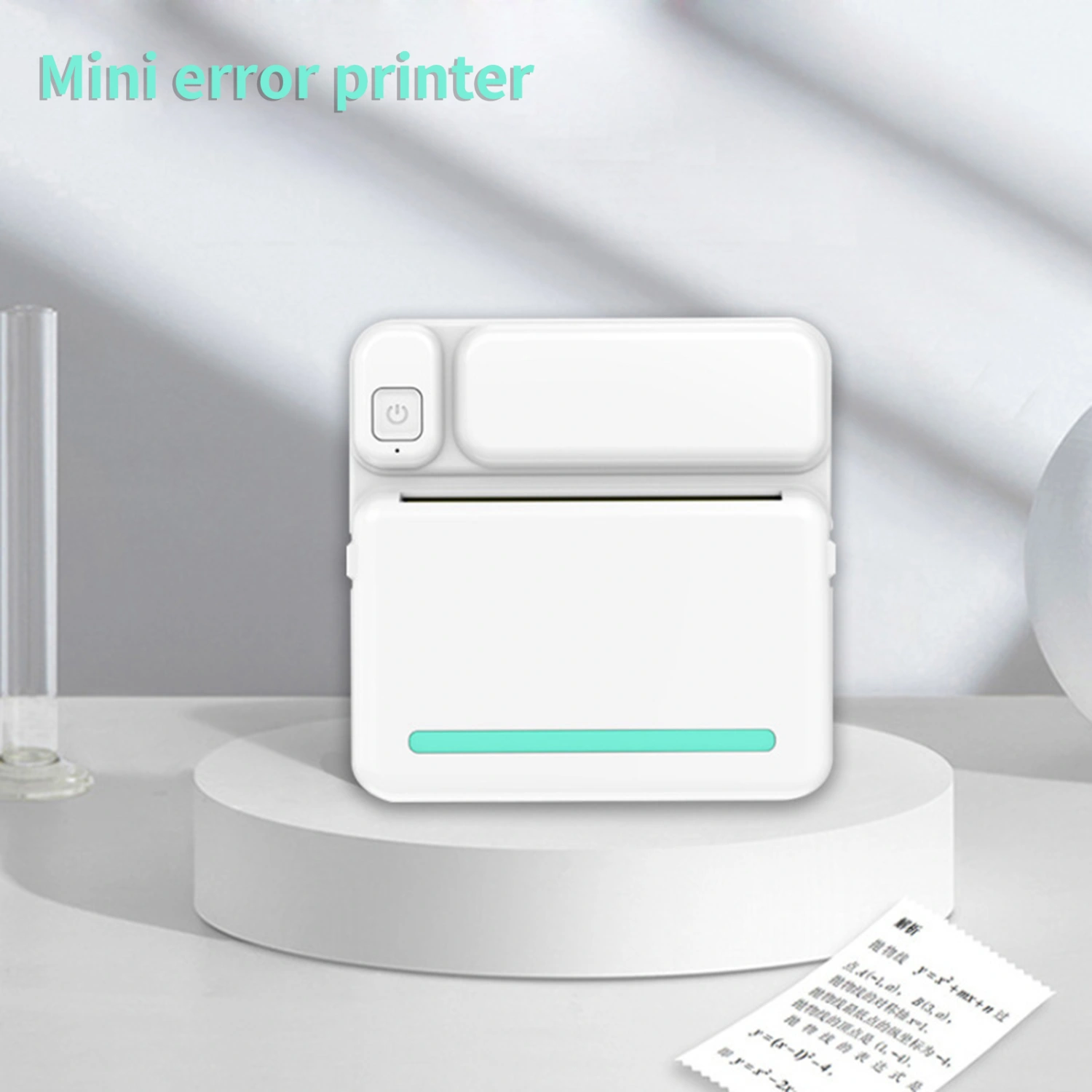 Pocket Printer Inkless Thermal Printing ABS Small Photo Printing Machine for Home