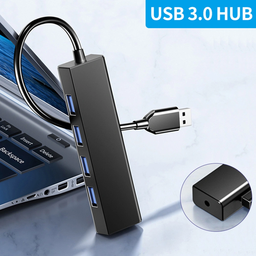 Docking Hub High Speed Anti-interference Compact Size Plug-and-Play Wide Compatible Data Transmission 450MB/S Multiport USB 3.0 Universal Docking Hub Station Office Supplies