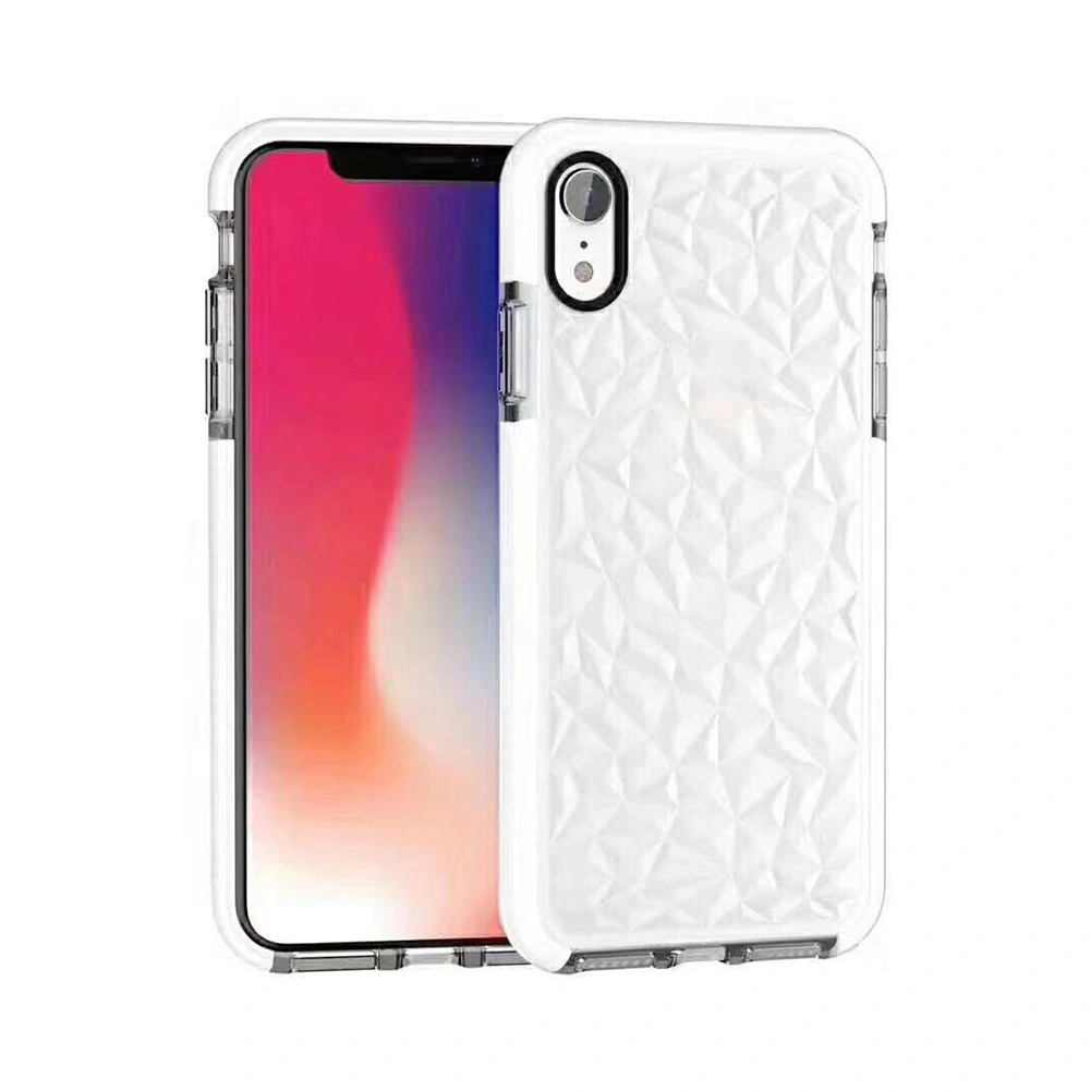 Diamond Grain Soft Shockproof Phone Case Cover for iPhone 7/8 Plus X/XR/XS Max