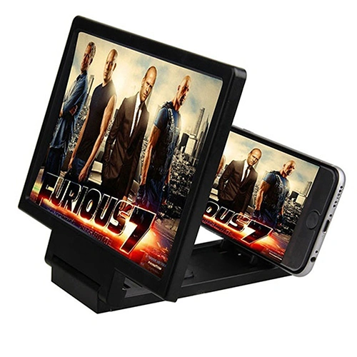 Mobile Phone 3D Screen Amplifier Magnifying Glass High Clarity Stand for Video