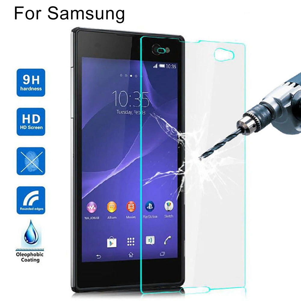 Tempered Glass Screen Protector Film for Samsung Galaxy A5 A3 2017 Note 2 3 4