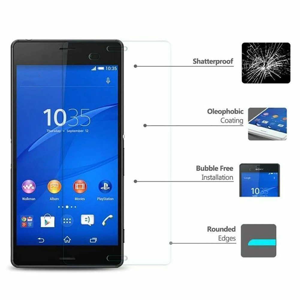 Tempered Glass Screen Protector Film for Samsung Galaxy A5 A3 2017 Note 2 3 4