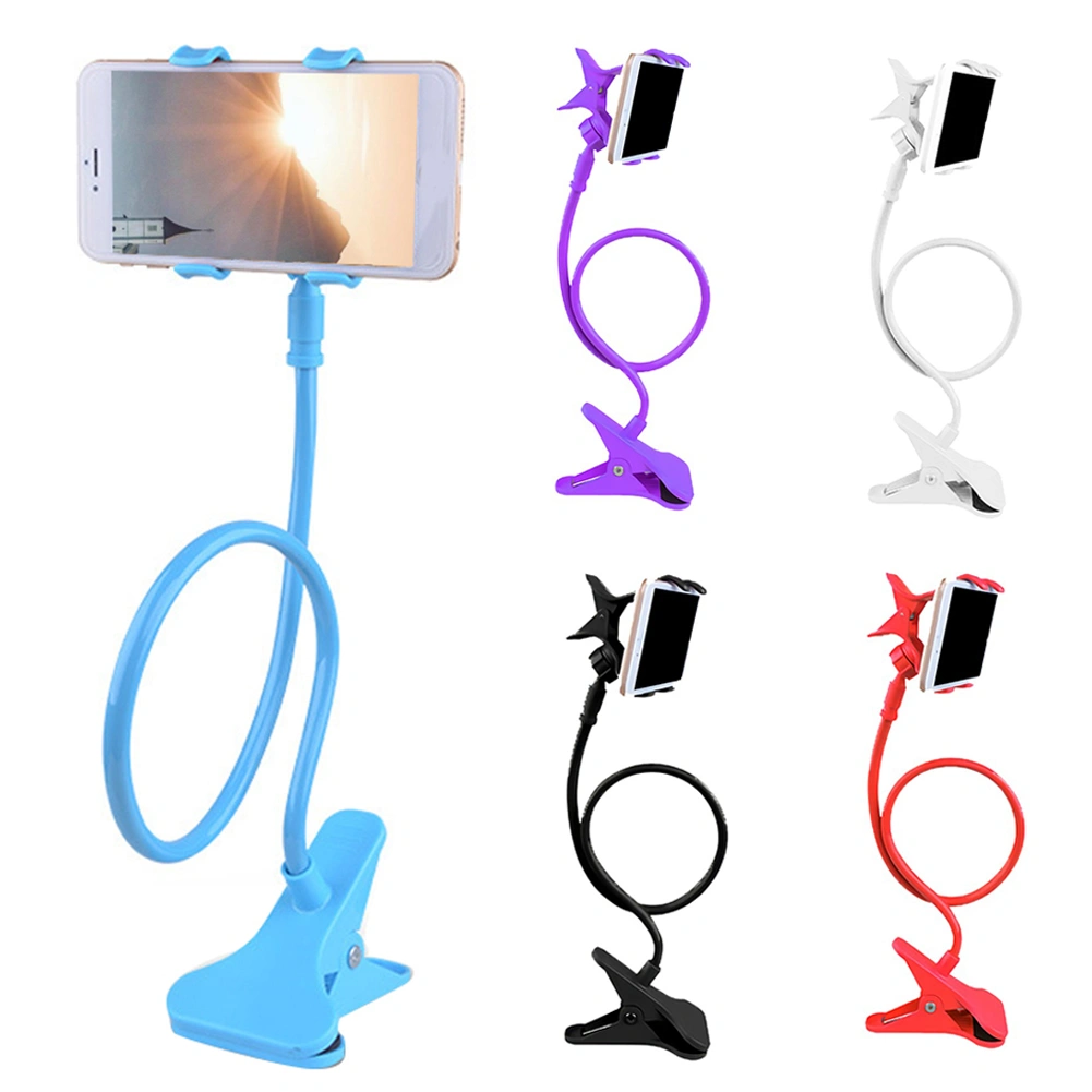 Universal 360 Degree Rotation Clip On Mobile Phone Tablet Stand Holder Bracket