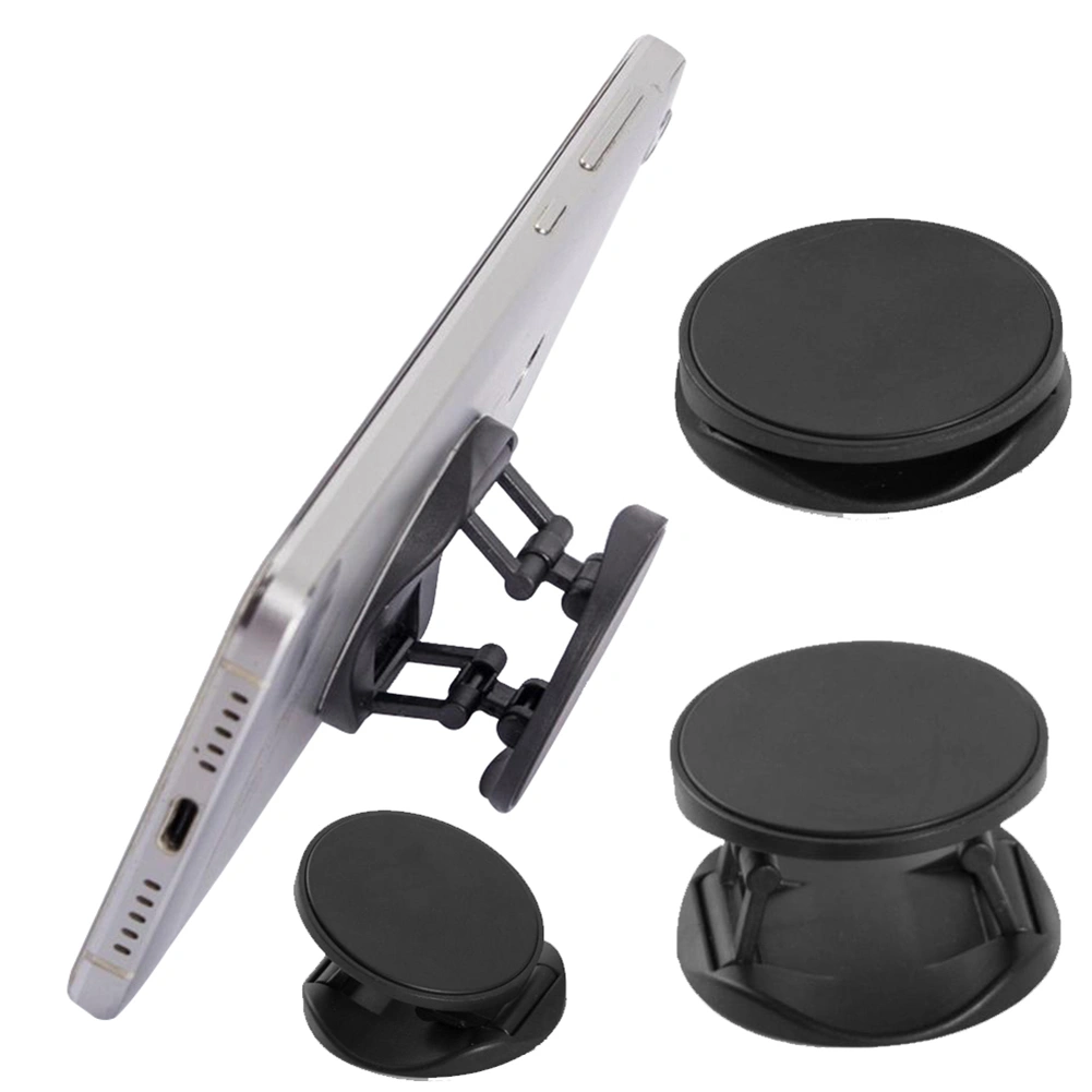 2Pcs Universal Folding Round Phone Holder Grip Support Bracket Desktop Stand