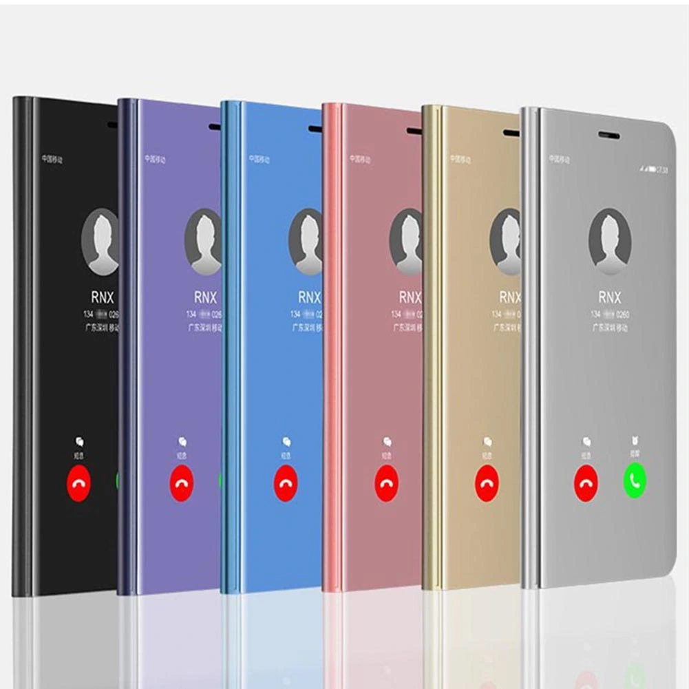 Mirror Cell Phone Flip Case Protective Cover for Samsung Galaxy S20 Plus Ultra